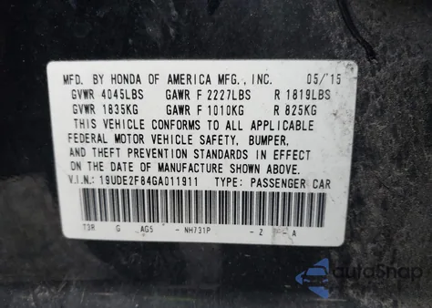 2016 Acura Ilx Premium/Technology z USA, uszkodzony, nr VIN 19UDE2F84GA011911